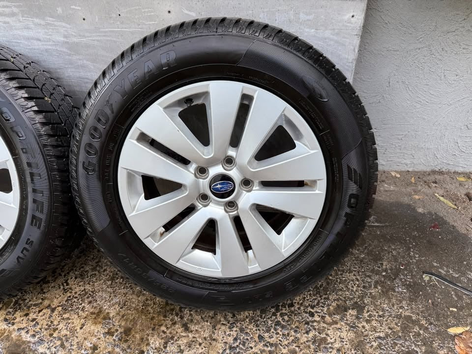 Subaru Forester/Tribeca 17” Alloy Wheels with Goodyear Tyres