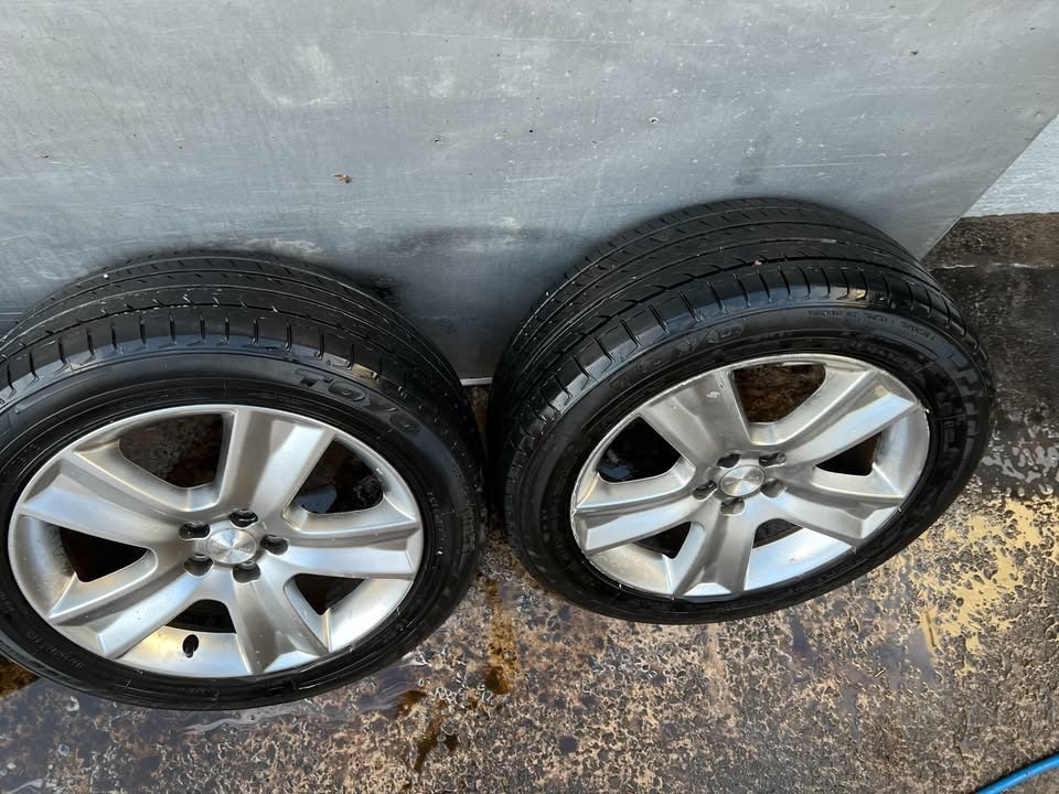 Subaru Outback 17” Alloy Wheels with Good Tyres