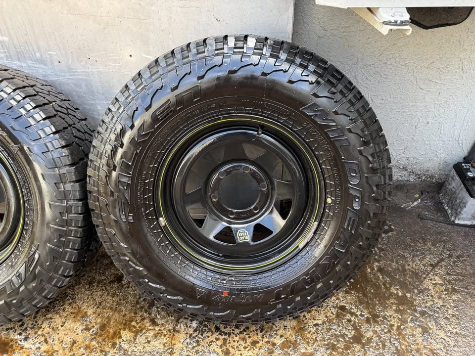 Falken Wildpeak AT3 A/T Tyres on 6 Stud Rims