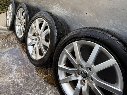 Holden Commodore VE 18” Alloy Wheels with Good Tyres