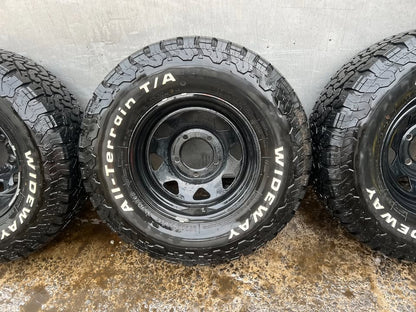 BF Goodrich A/T Tyres with 5 Stud Rims
