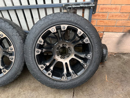 Hussla 6 Stud Bronze 20" Alloy Wheels with Nitto Tyres