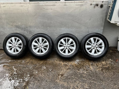Volkswagen Golf/Caddy 15” Alloy Wheels with Excellent Tyres