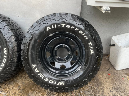 BF Goodrich A/T Tyres with 5 Stud Rims