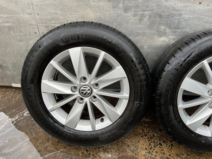 Volkswagen Golf/Caddy 15” Alloy Wheels with Excellent Tyres
