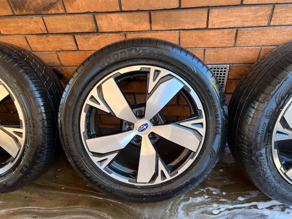 Subaru Forester/Outback 18” Alloy Wheels with Goodyear Tyres