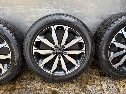 Kia Sportage 18” Alloy Wheels with Like New Kumho Tyres
