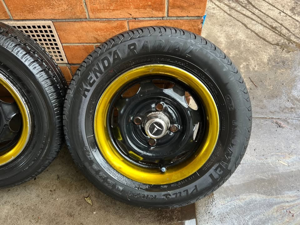 Toyota Corolla 4 Stud Wheels with Good Tyres