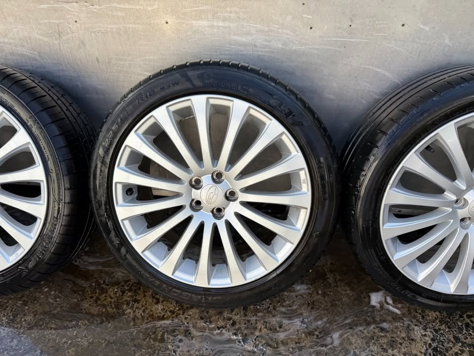 Subaru 18" Alloy Wheels with Good Tyres