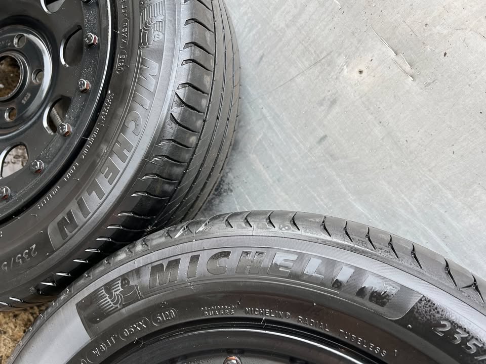 Dynamic 5 Stud Imitation Beadlock Steel Rims with Tyres