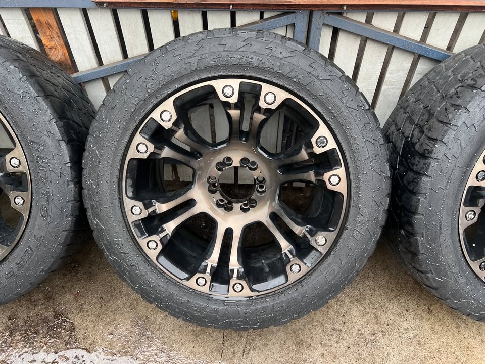 Hussla 6 Stud Bronze 20" Alloy Wheels with Nitto Tyres