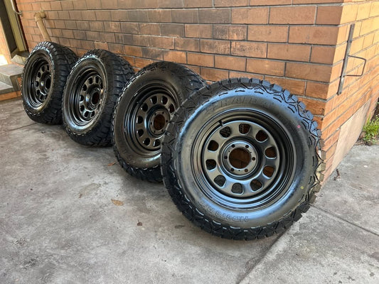32 Inch Rugged Terrain Tyres on 6 Stud Rims New