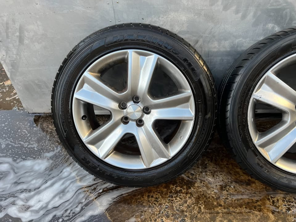 Subaru Outback 17” Alloy Wheels with Good Tyres