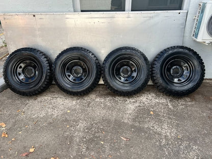 New 32” Rugged Terrain Tyres on 6 Stud Rims