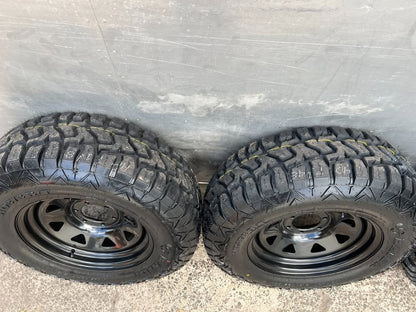 New 32” Rugged Terrain Tyres on 6 Stud Rims