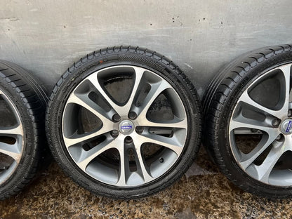 Volvo V50 S40 18" Alloy Wheels with Good Tyres