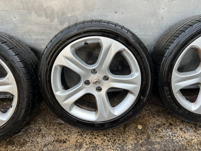 Peugeot 18" Alloy Wheels with Good Tyres