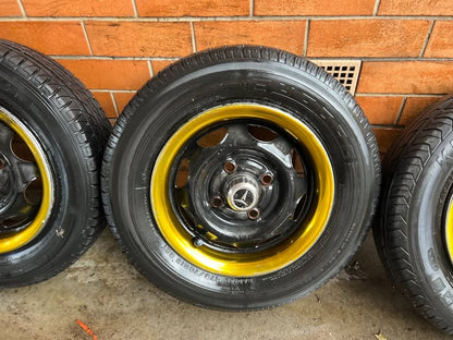 Toyota Corolla 4 Stud Wheels with Good Tyres