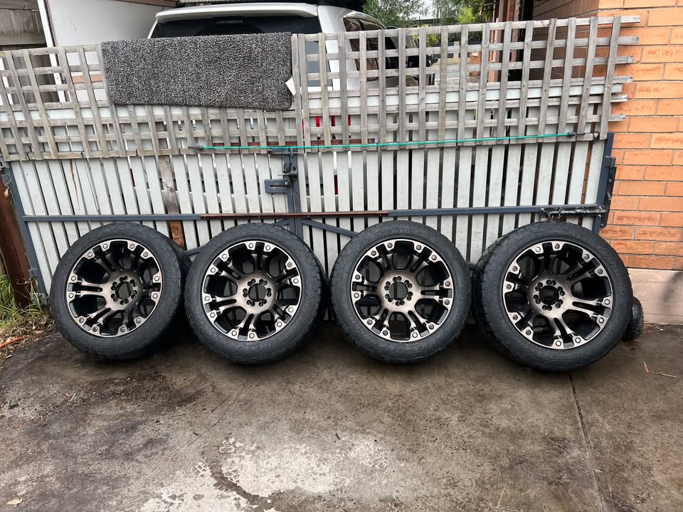 Hussla 6 Stud Bronze 20" Alloy Wheels with Nitto Tyres