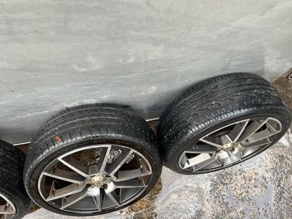 Rodney Jane 4 Stud 17” Alloy Wheels with Tyres