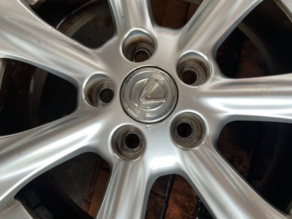Lexus 18" Alloy Wheels with Excellent Bridgestone Tyres