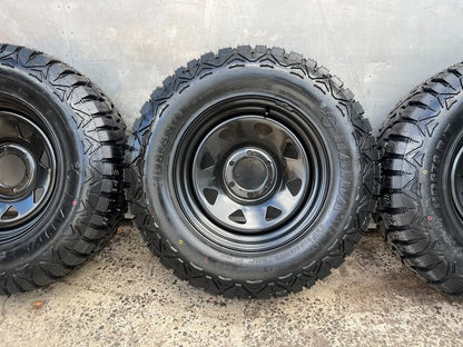 New 32” Rugged Terrain Tyres on 6 Stud Rims