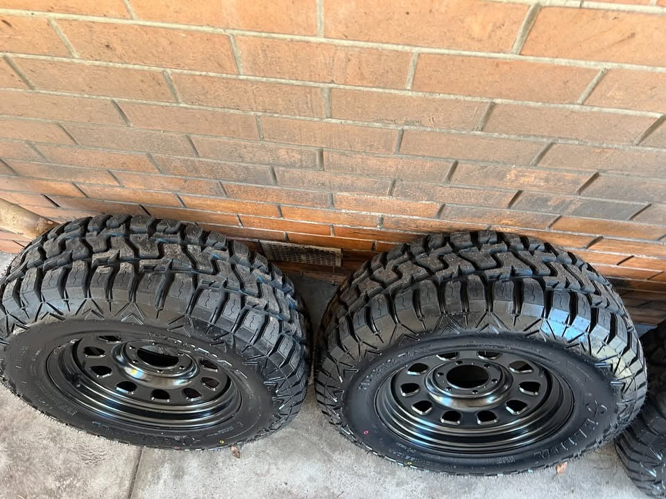 32 Inch Rugged Terrain Tyres on 6 Stud Rims New