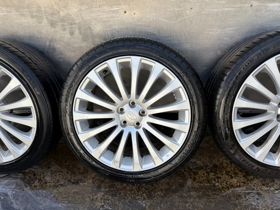 Subaru 18" Alloy Wheels with Good Tyres