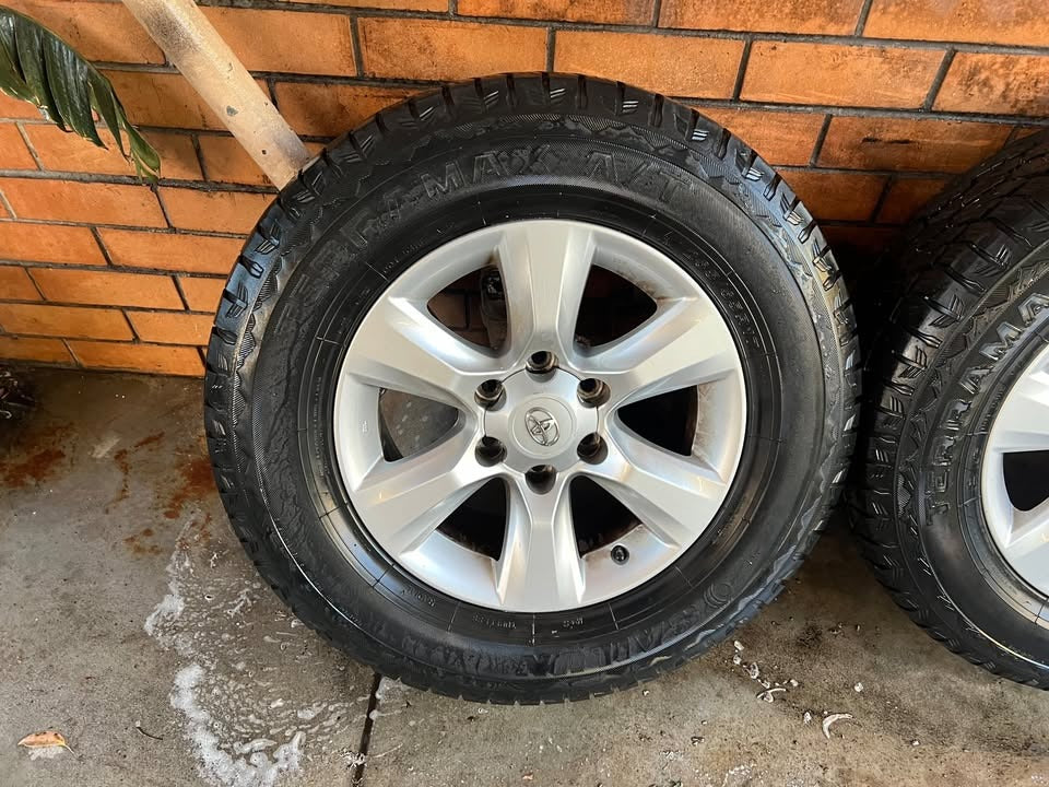 Toyota Prado 17” Alloy Wheels with A/T Tyres