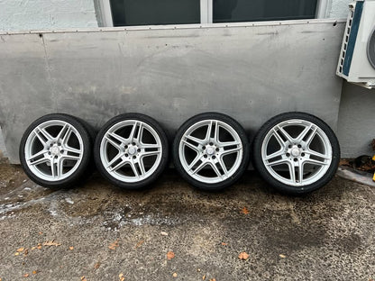 Mercedes Benz AMG C63 18" Alloy Wheels with Excellent Tyres