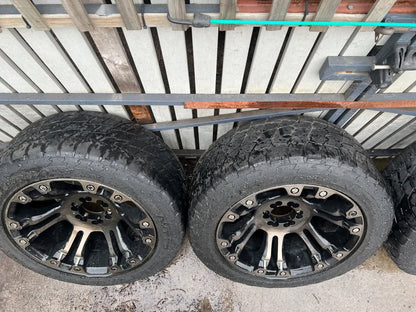 Hussla 6 Stud Bronze 20" Alloy Wheels with Nitto Tyres