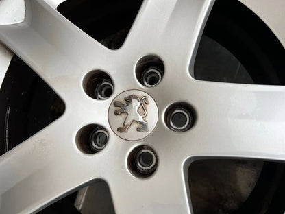 Peugeot 17" Alloy Wheels with Tyres Set of 5