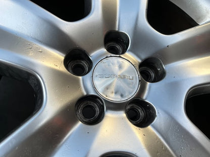 Subaru Outback 17” Alloy Wheels with Good Tyres