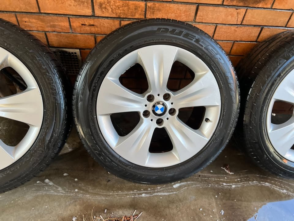 BMW X5 19" Staggered Alloy Wheels with Good Tyres