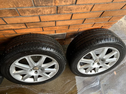Audi 17” Alloy Wheels with Like New Tyres