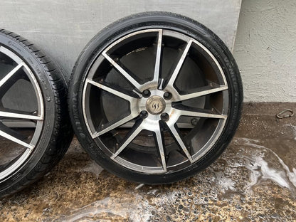 Rodney Jane 4 Stud 17” Alloy Wheels with Tyres