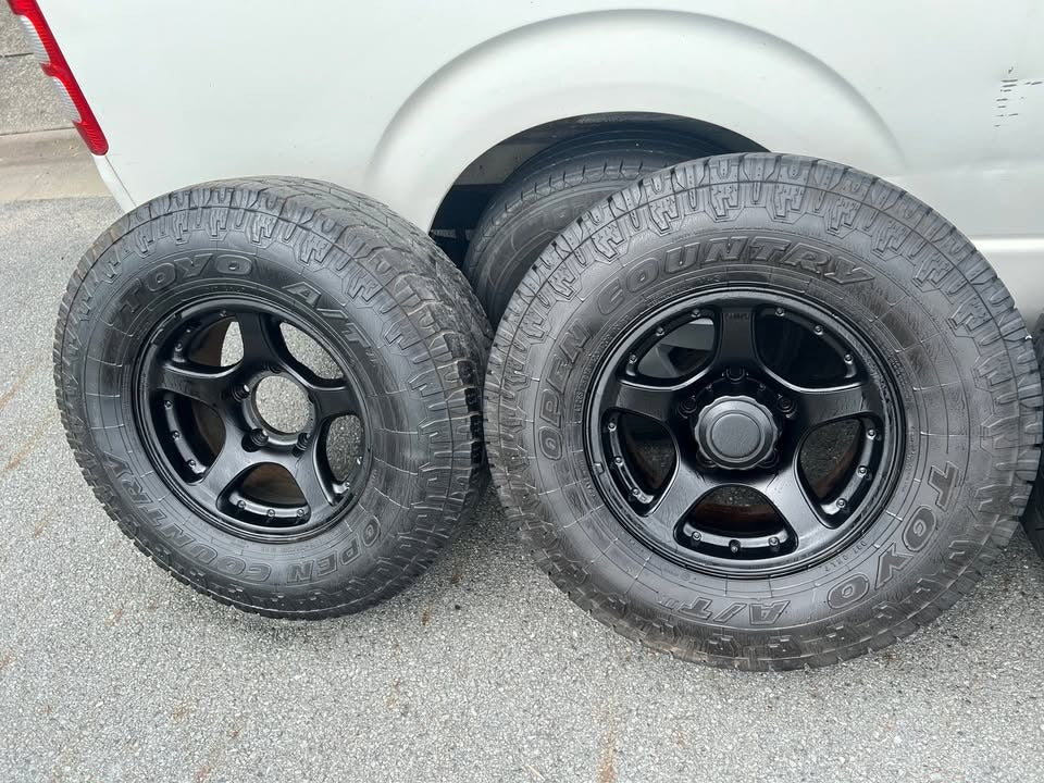 CSA 5 Stud 16" Alloy Wheels with Toyo A/T Tyres