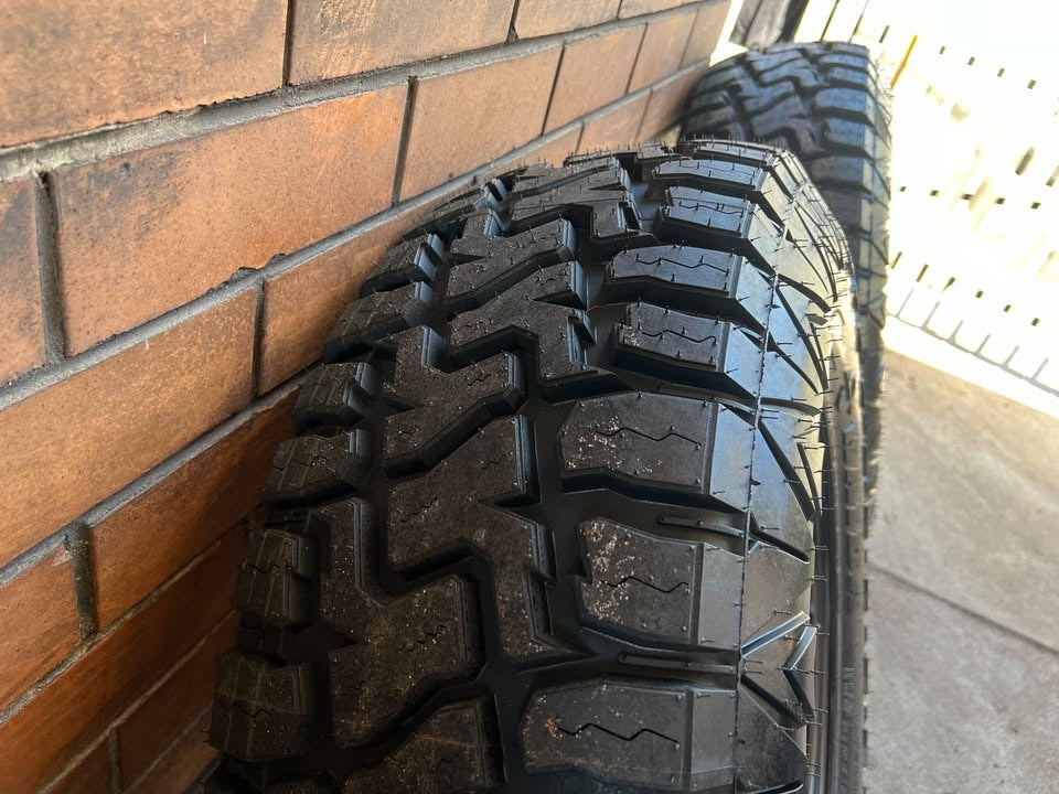 33" Rugged Terrain Tyres on 6 Stud Rims New