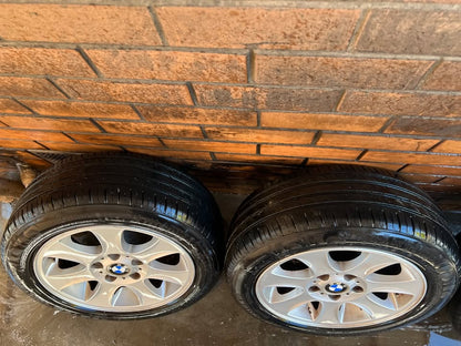 BMW 16" Alloy Wheels with Excellent Tyres