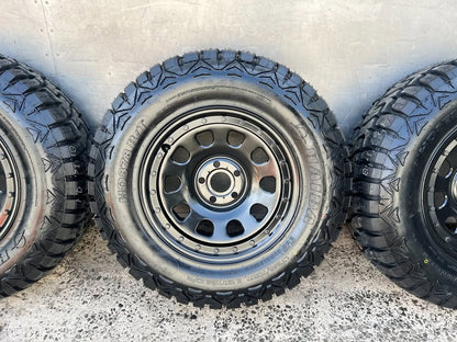 Imitation Beadlock 17" Steel Rims with R/T Tyres