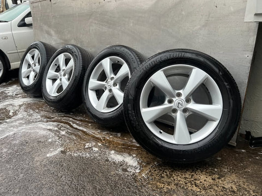Lexus RX350 18” Alloy Wheels with Tyres