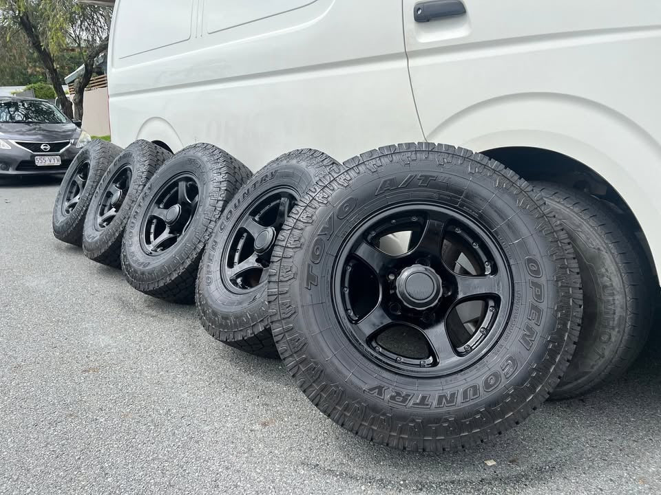 CSA 5 Stud 16" Alloy Wheels with Toyo A/T Tyres