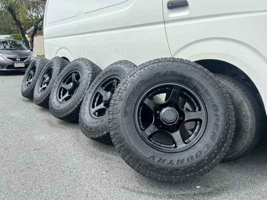 CSA 5 Stud 16" Alloy Wheels with Toyo A/T Tyres