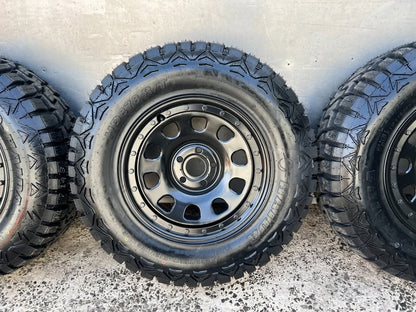 Imitation Beadlock 17" Steel Rims with R/T Tyres