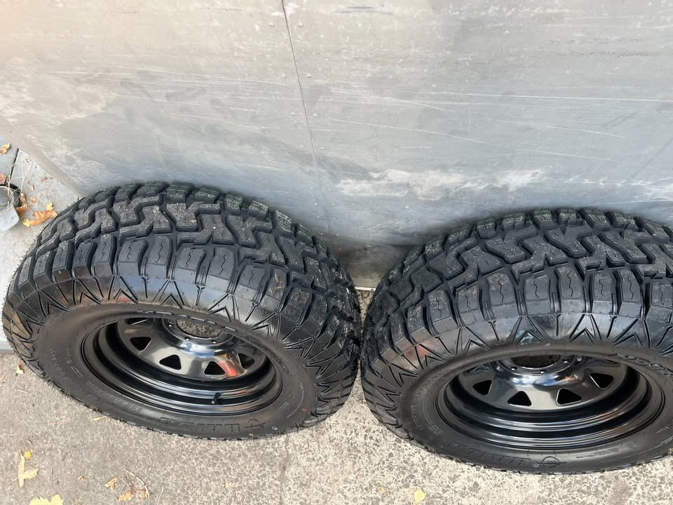 New 33” Rugged Terrain Tyres on 6 Stud Rims