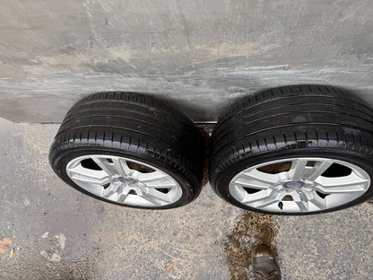 Mercedes Benz Staggered 17" Alloy Wheels with Good Tyres