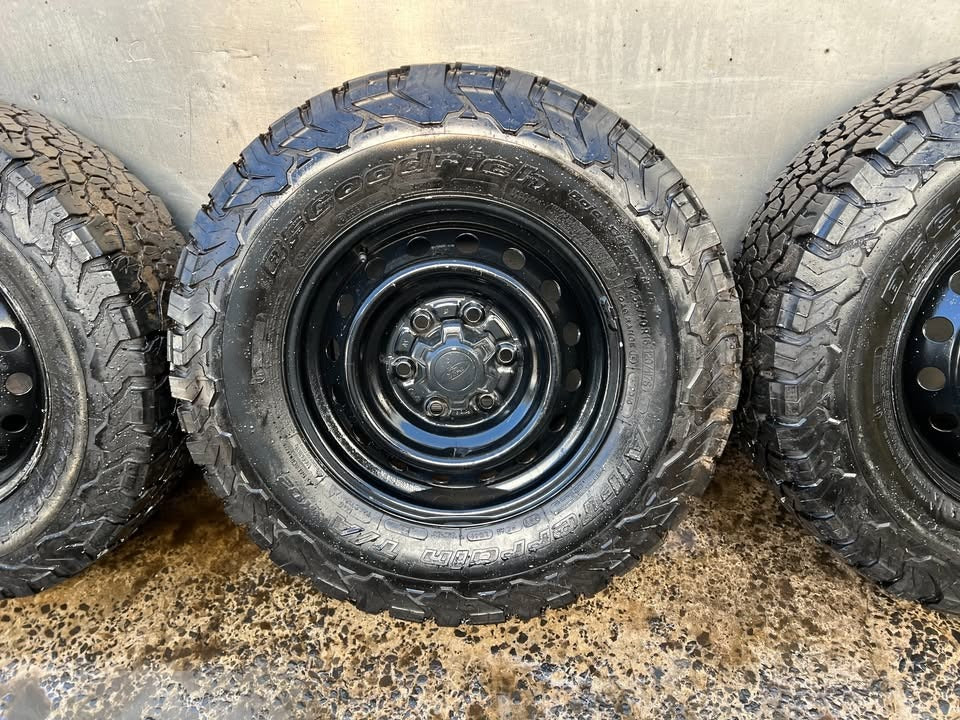 Ford Ranger 16" Steel Rims with BFG A/T Tyres