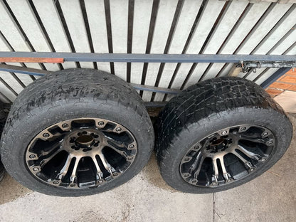 Hussla 6 Stud Bronze 20" Alloy Wheels with Nitto Tyres