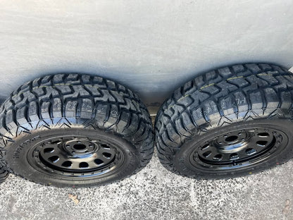 Imitation Beadlock 17" Steel Rims with R/T Tyres