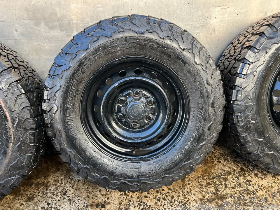 Ford Ranger 16" Steel Rims with BFG A/T Tyres